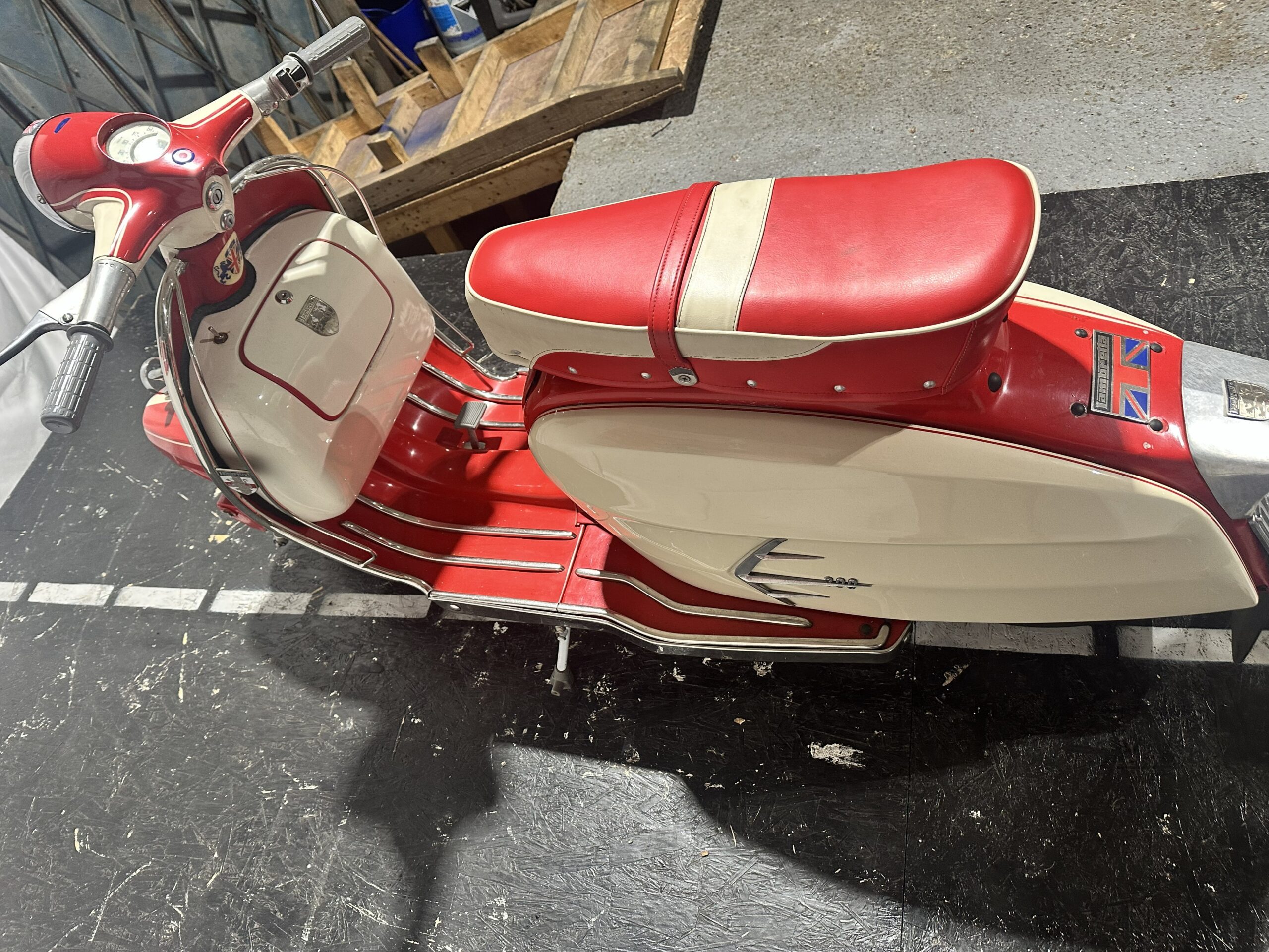 1979 Lambretta GP200 original motorcycle photograph L2