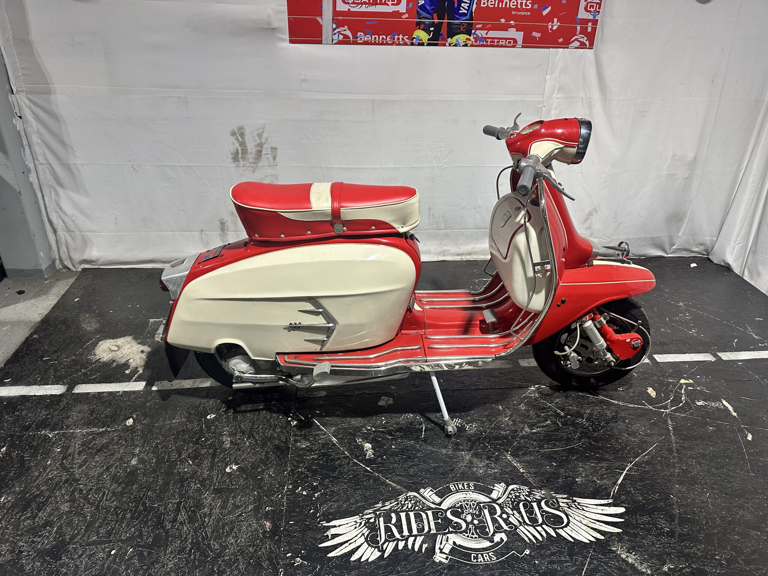 1979 Lambretta GP200 original motorcycle photograph L4